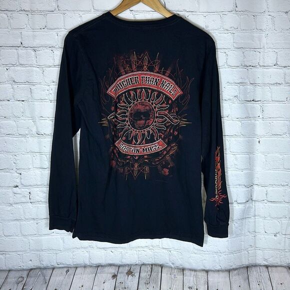 GODSMACK 2010 Tougher than Nails Boston Mass Tour Concert Band T Shirt size M - Picture 6 of 9